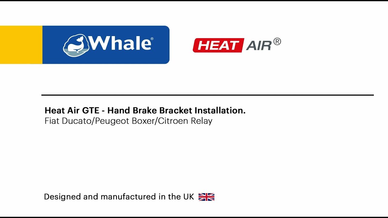 How to install Whale Heat Air 5 GTE to your Ducato, Boxer or Relay