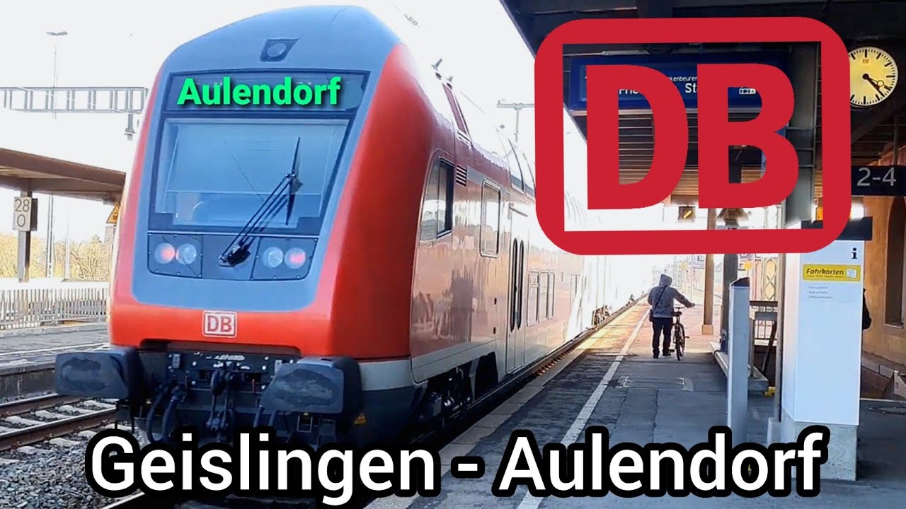 Stuttgart to Friedrichshafen by RE 5 (Geislingen - Aulendorf)