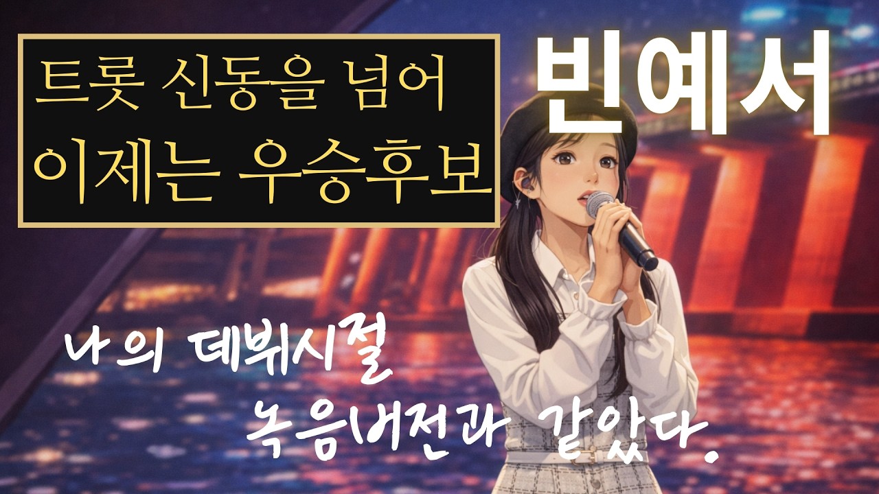 트롯 신동을 넘어 이제는 우승후보 빈예서 | 나의 데뷔시절 녹음 버전과 같았다는 심사위원의 극찬...