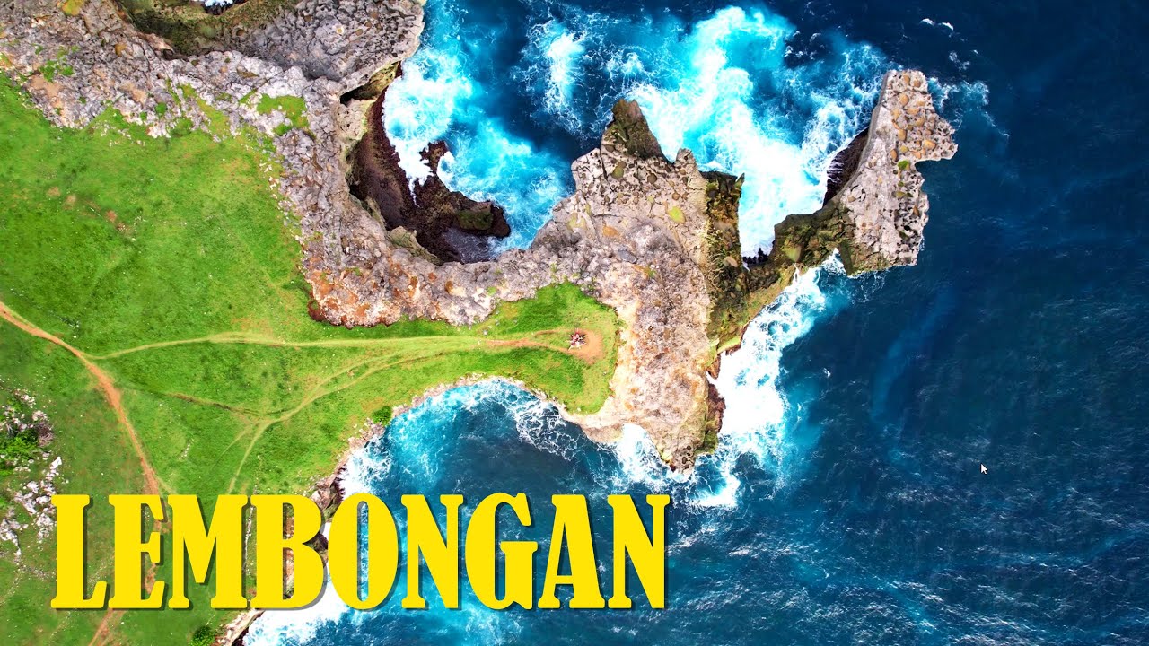Nusa Lembongan island from drone (Aerial 4K VIdeo) DJI Mavic 2S