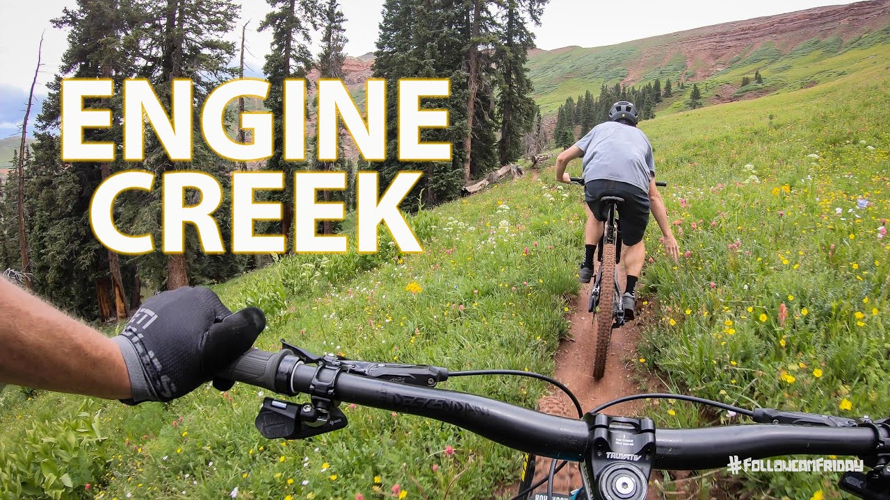 Riding Engine Creek on Coal Bank Pass with Chris Boice