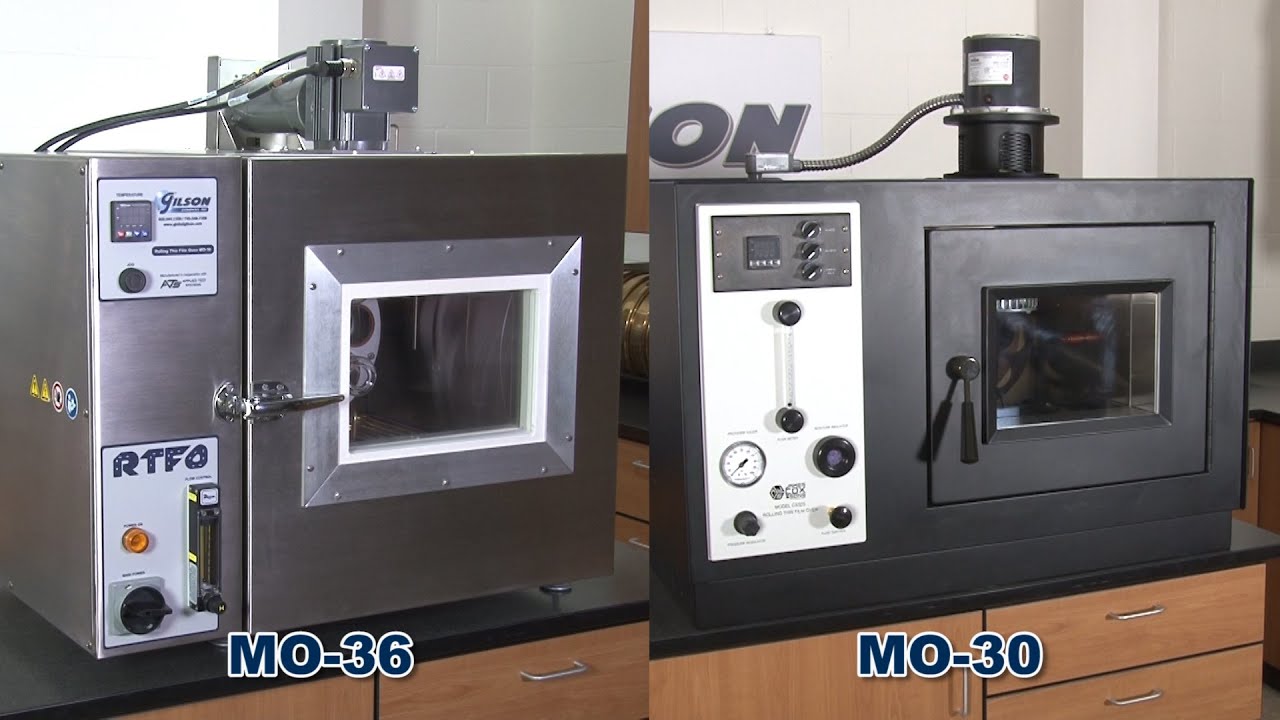 Rolling Thin Film Oven (RTFO): Compare the Gilson MO-36 to MO-30 RTFO