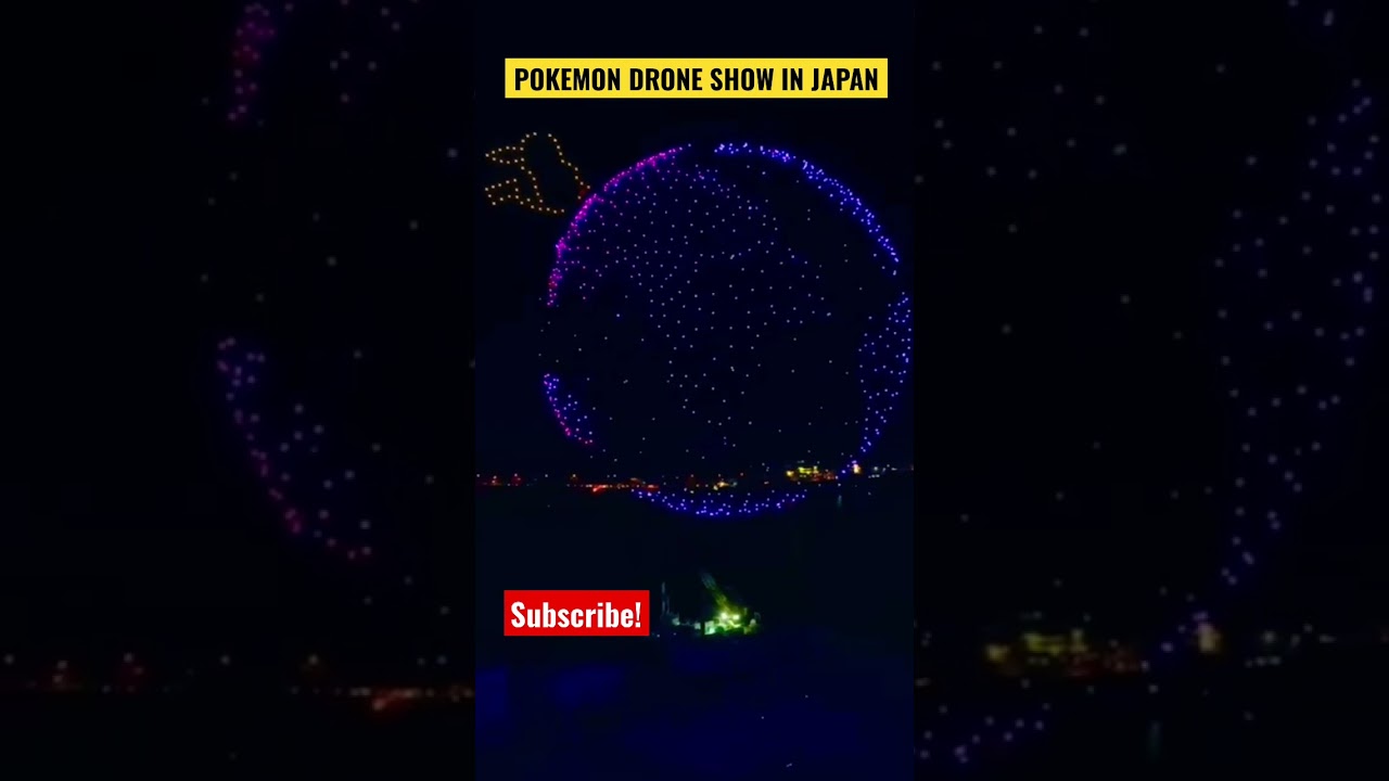 POKEMON DRONE SHOW JAPAN