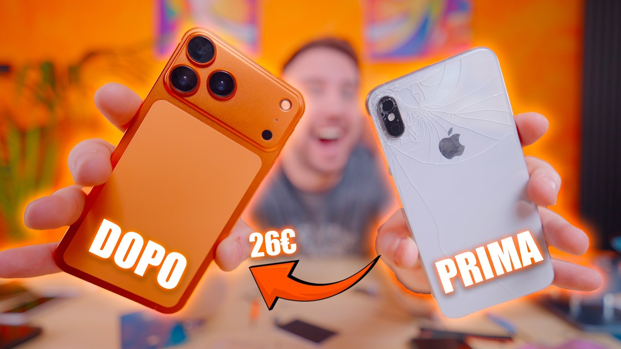 Trasformo un vecchio iPhone in un 17 Pro Max 🤯