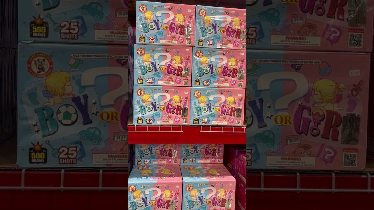 The Fireworks Superstore Hannibal - Boy or girl gender reveal fireworks!