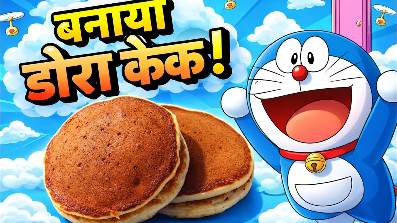 “Dora ke ghar aaj meethi si shaam, Dora Cake bana sabke naam 🎀🎂” 😋😋 
