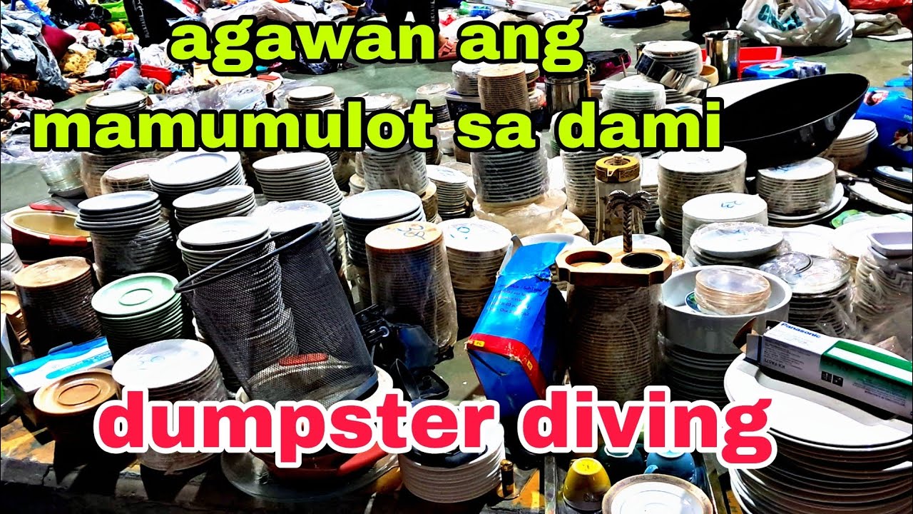 DUMPSTER DIVING‼️GRABE NAGKA AGAWAN NA SA MGA GAMIT SA DAMI NG INIWAN 