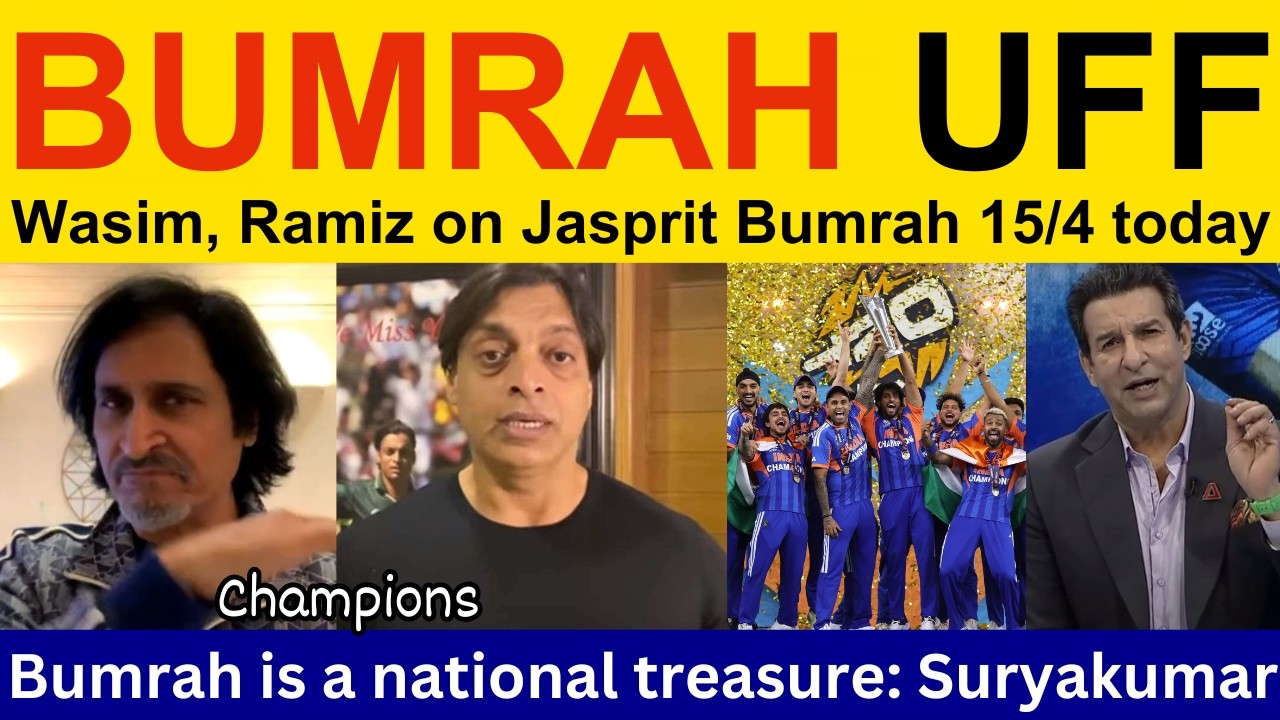 Pak Media Crying on Bumrah 15/4 wickets | Ramiz Speaks on Jasprit Bumrah, shoaib akhtar | Ind vs NZ