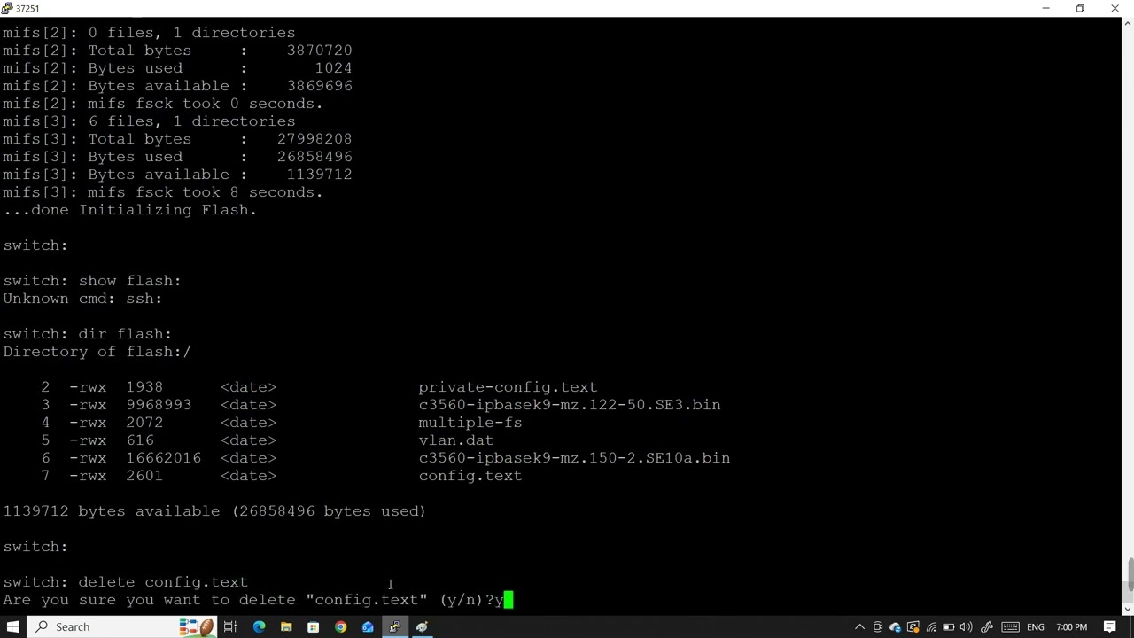 How to reset a Switch - Remove all passwords from a Switch - Switch Rommon Mode - Mode button