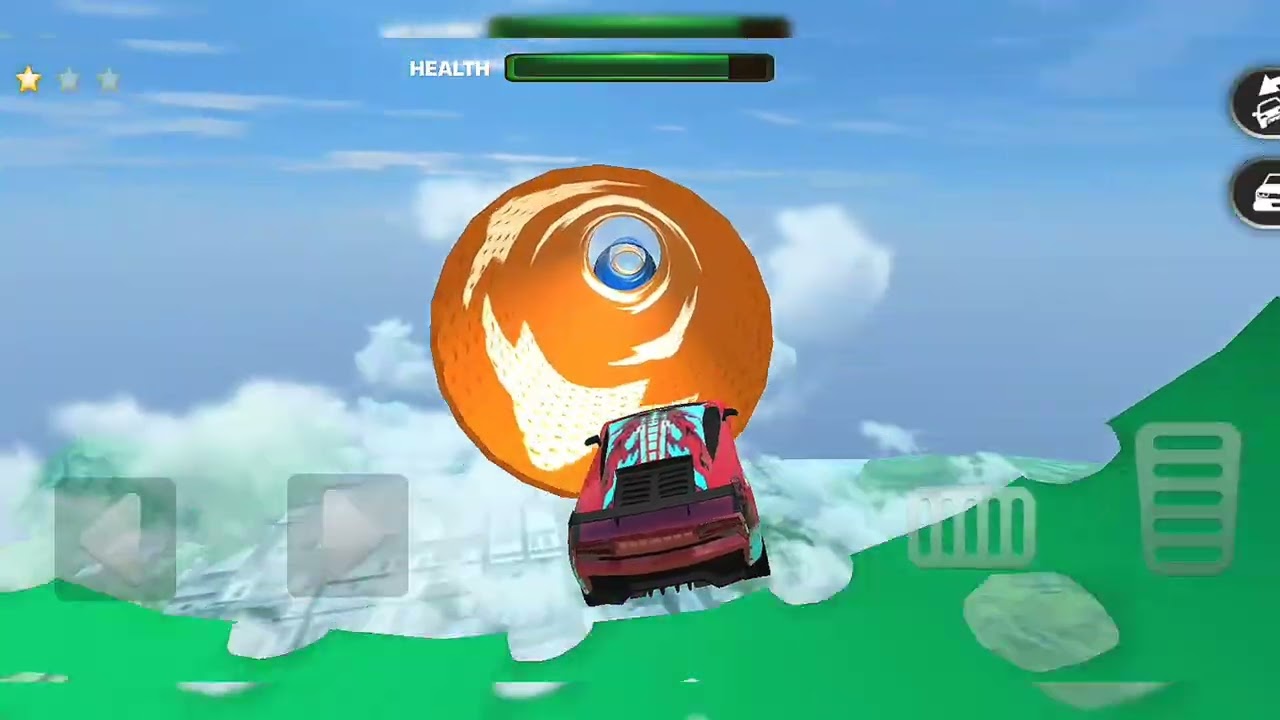 Normal car game play mega ramp race car game play 