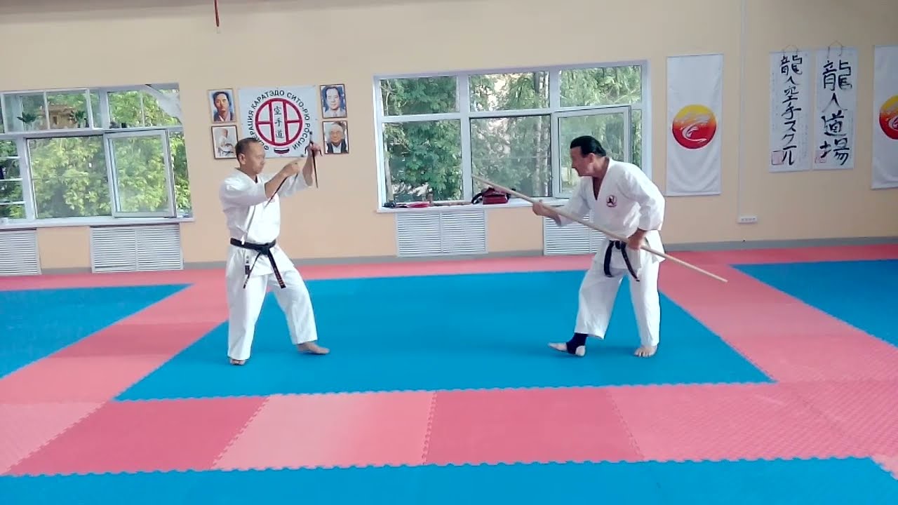 Akamine Sensei Russia Bo ti Sai with Dell Hamby Sensei