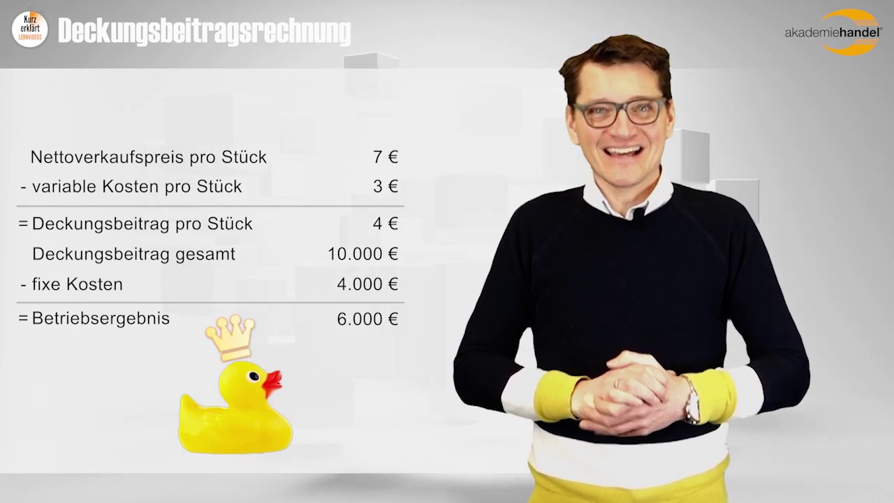 Die Deckungsbeitragsrechnung