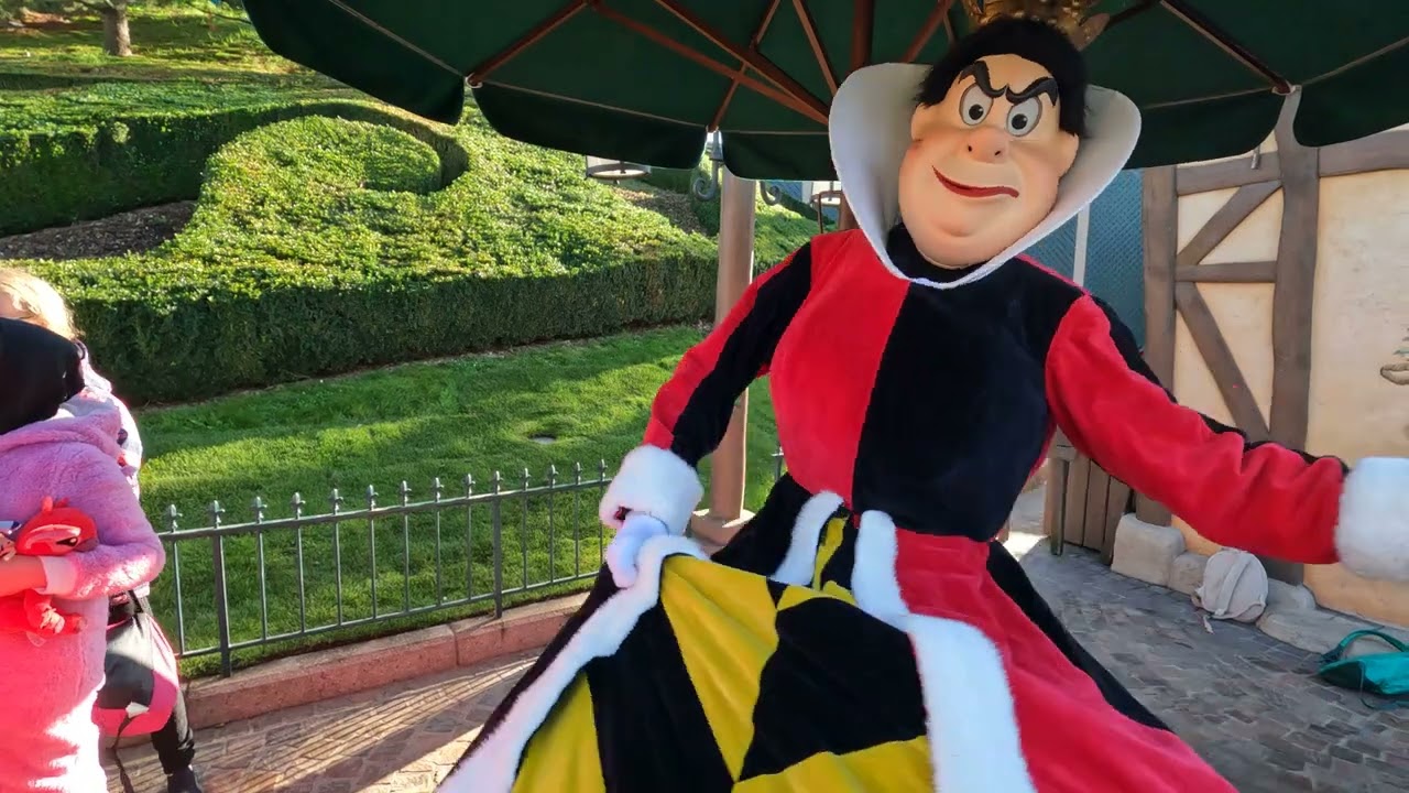 Disneyland Paris - novembre 2022 - la reine de Coeur