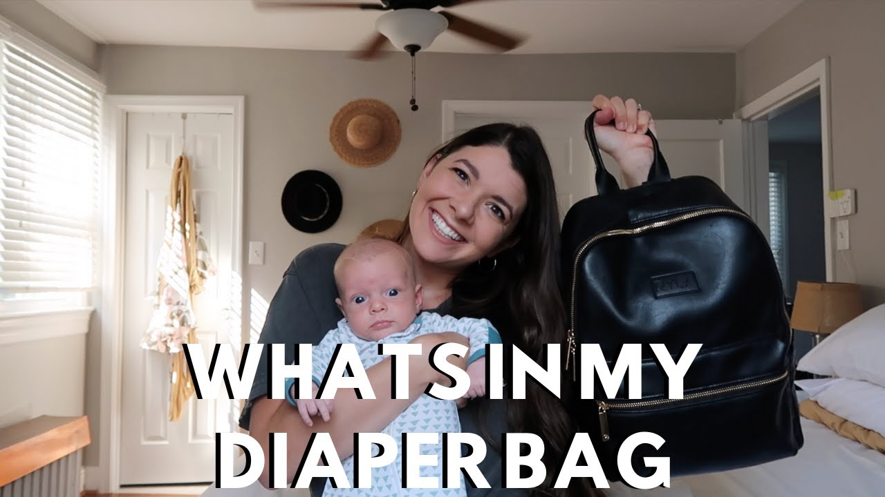 What’s in My Newborn Diaper Bag 2021 | Minimal Newborn Diaper Bag | RYLA Pack Minimal Diaper Bag