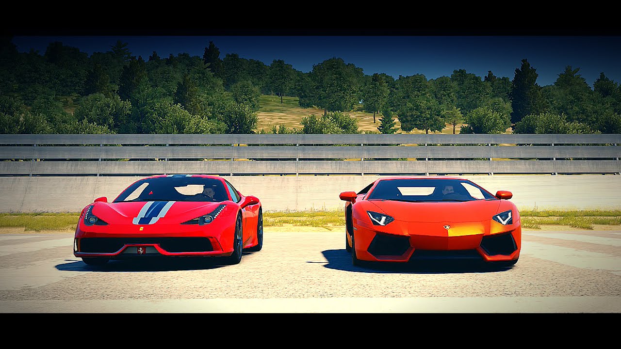 Forza Horizon 2: Ferrari 458 Speciale vs Lamborghini Aventador | Drag Race