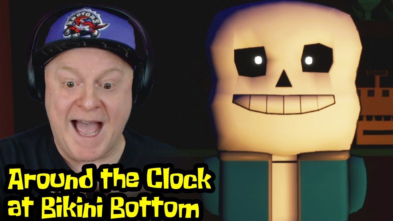 I FOUND SANS FROM UNDERTALE | AROUND THE CLOCK AT BIKINI BOTTOM - GOOFY GOOBER'S ACED + EXTRAS
