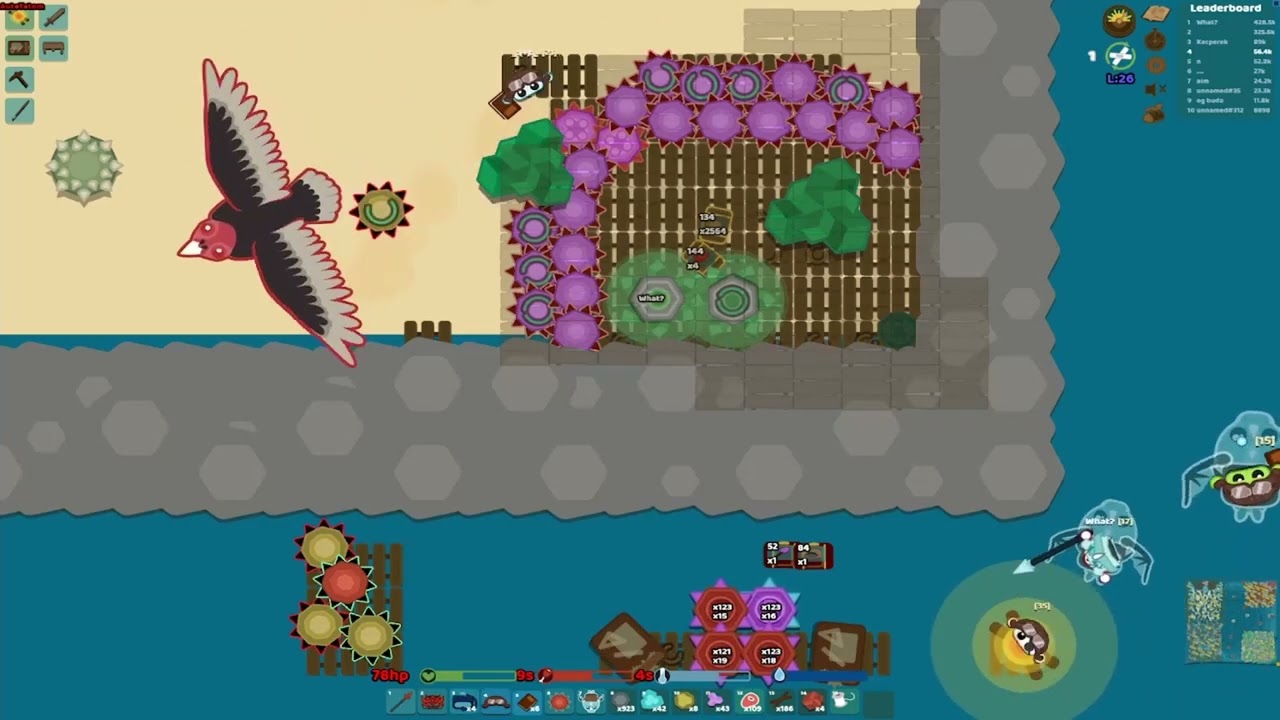 Speedrunner vs 2 Hunters Starve.io