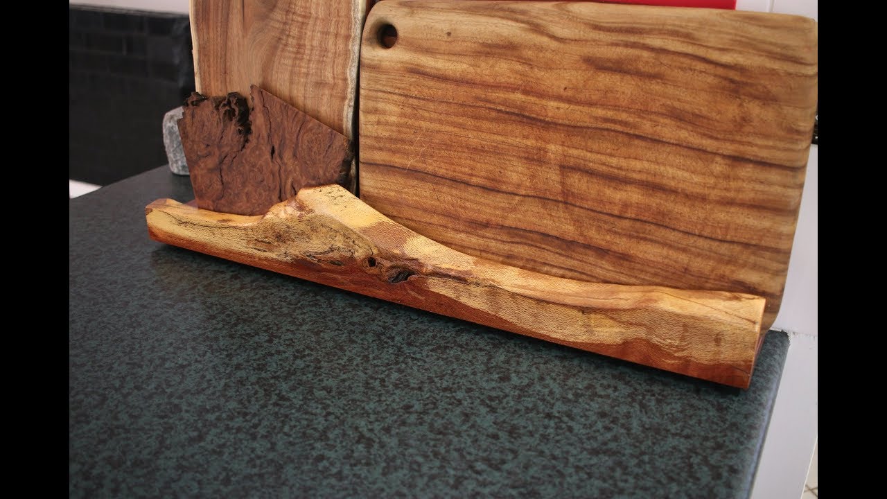 Making a cutting board stand