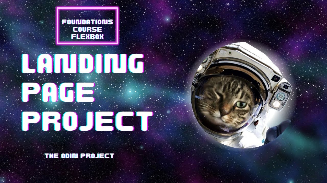 Landing Page | Odin Project | Flexbox Foundations Course