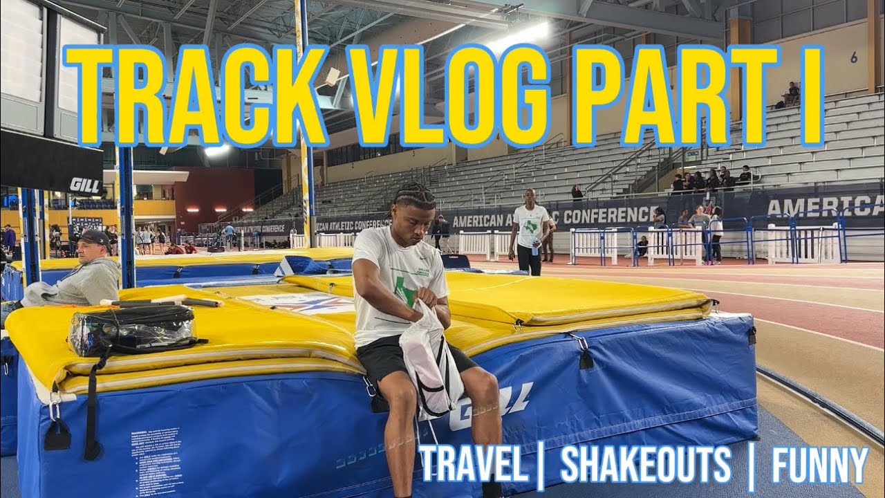 Track Vlog: Relaxing Aspect of Championship Track Meets *AAC Conference, Shakeouts, & FUNNY!!*