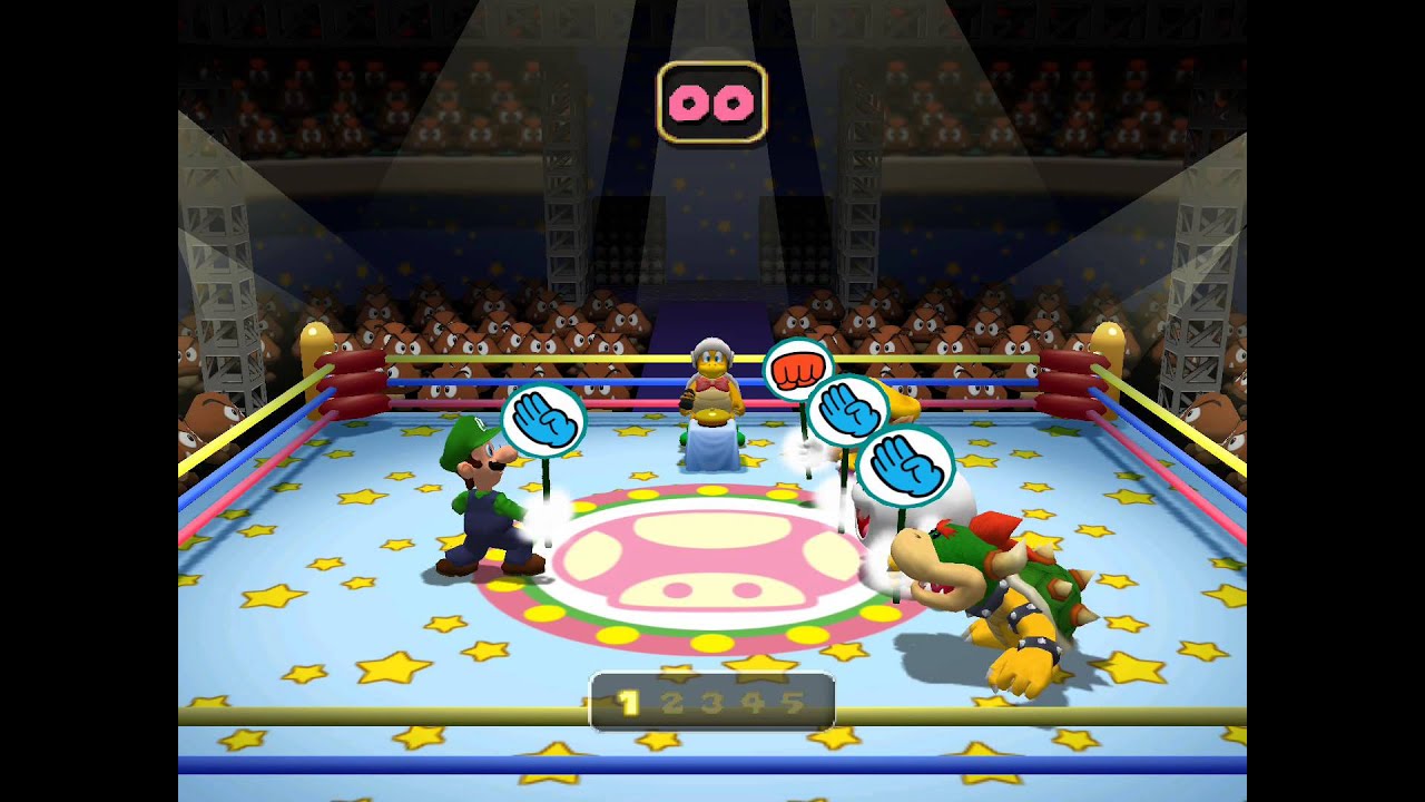 Mario Party 5 minigame: Fight Cards 60fps