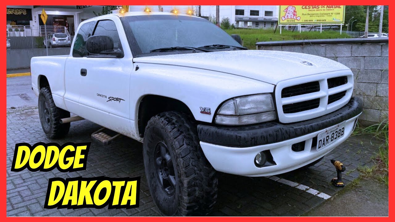 DODGE DAKOTA V6 CAB LIGHT PNEU GRANDE ESTRIBO ESTILO BULLY PROJETO MONSTRO
