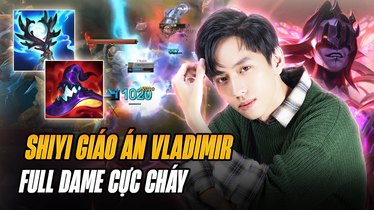 GẶP KHÓ ĐẦU TRẬN VÀ CÁCH VLADIMIR CỦA SHIYI COMEBACK VỚI 25 SÁCH BẰNG LỐI CHƠI SỐC DAMAGE CỰC LỖI