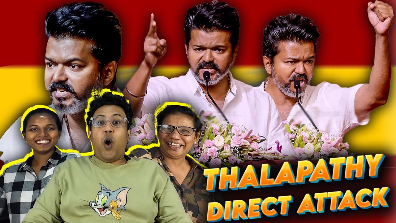 Thalapathy Vijay DIRECT ATTACK Speech 💥 | Ramstk Family