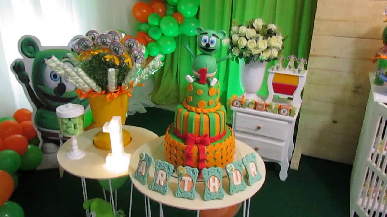 A Tão esperada festa de 1 aninho de thuzinho #Gummybear ♥