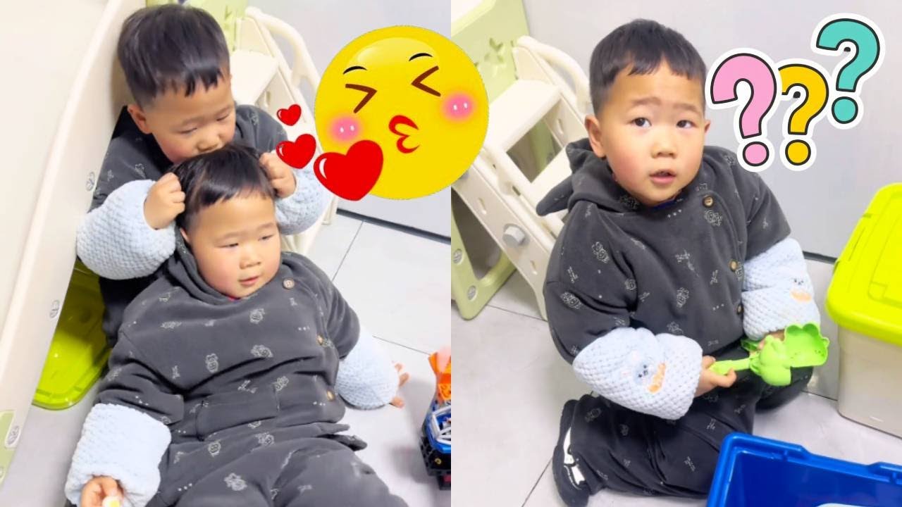 【超萌双胞胎】 从清晨“谁先睁眼”到深夜“谁多喝一口奶”，法官妈妈日均开庭八百回，律师爸爸表示已辞职！