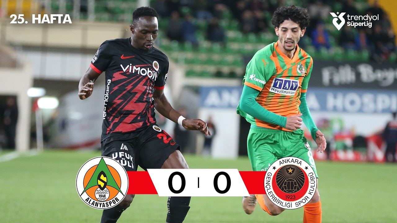 Alanyaspor (0-0) Gençlerbirliği - Highlights/Özet | Trendyol Süper Lig - 2025/26