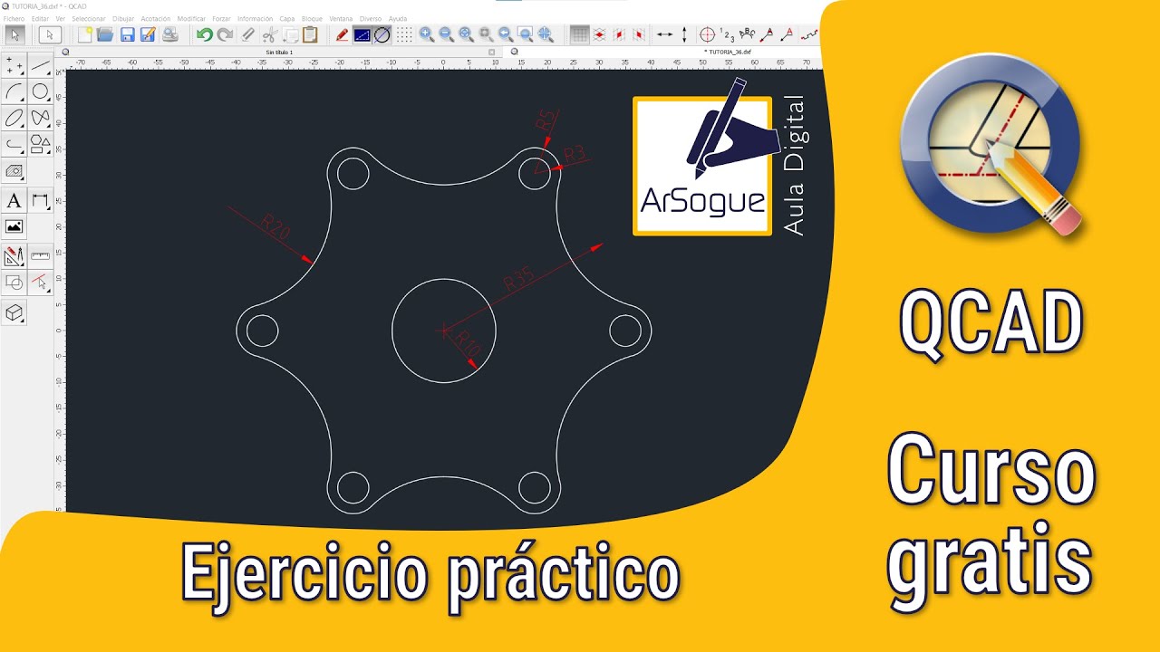 QCAD ejercicio práctico