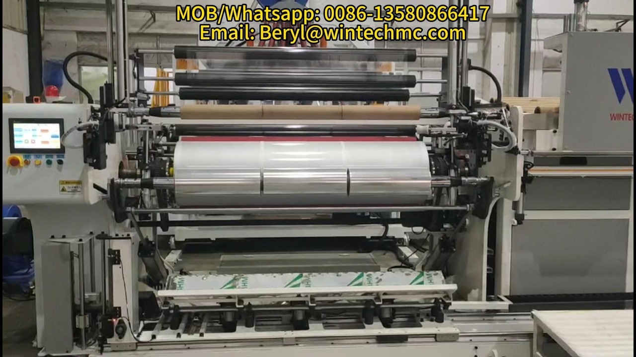 3 Layers 1500MM Stretch Film Machine, 5 Tons to 6 Tons Per day Pallet Wrap roll Stretch Film Machine