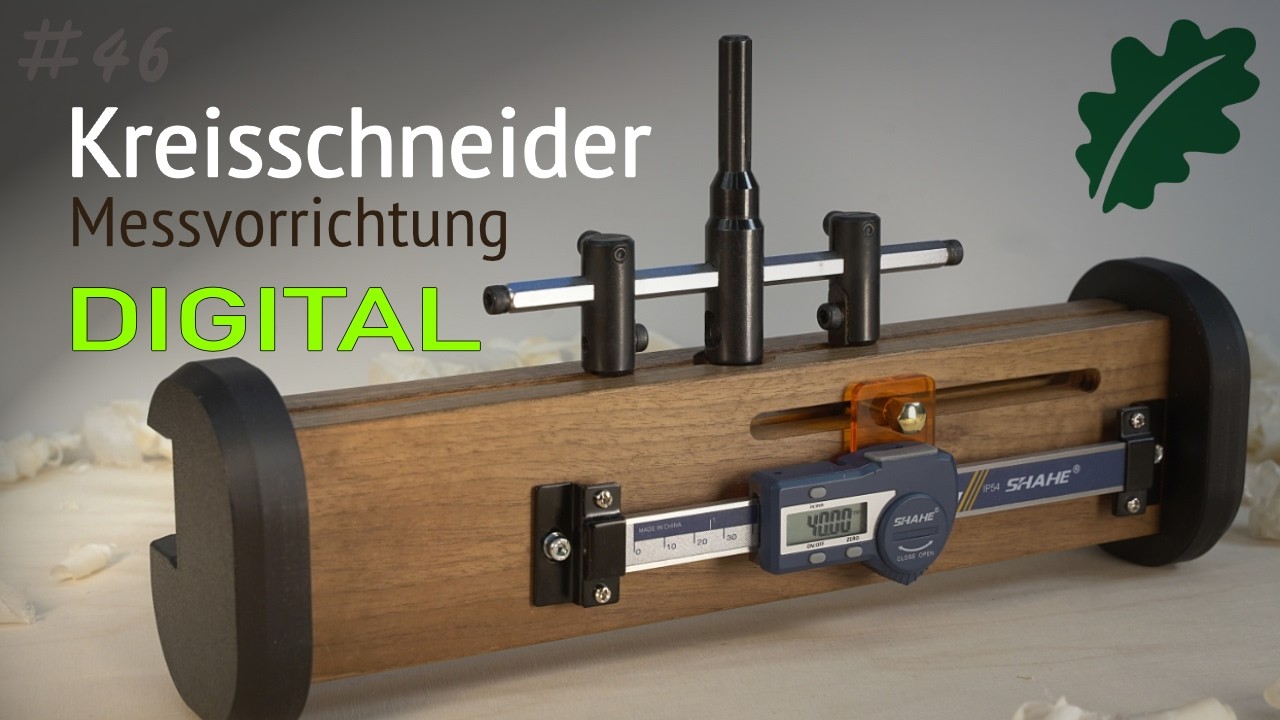 Kreisschneider präzise einstellen – mit dieser digitalen Fabricium Messvorrichtung ganz einfach!