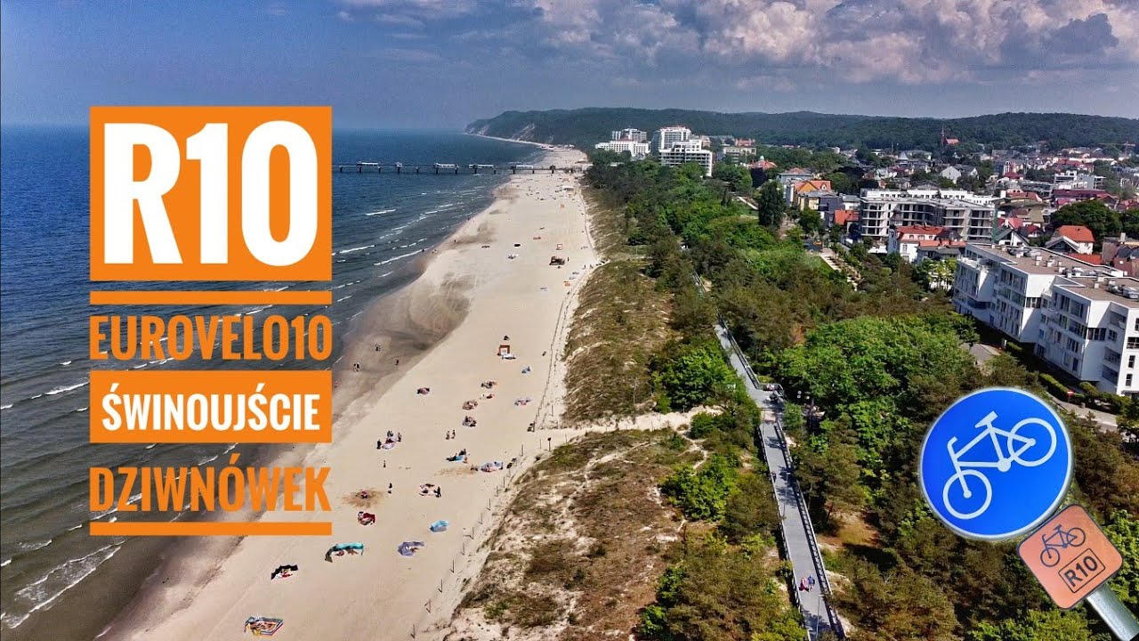 Na szlaku R10 / EuroVelo 10 - Trasa: Świnoujście - Dziwnówek. Dzień 1 z 6. Wycieczka rowerowa