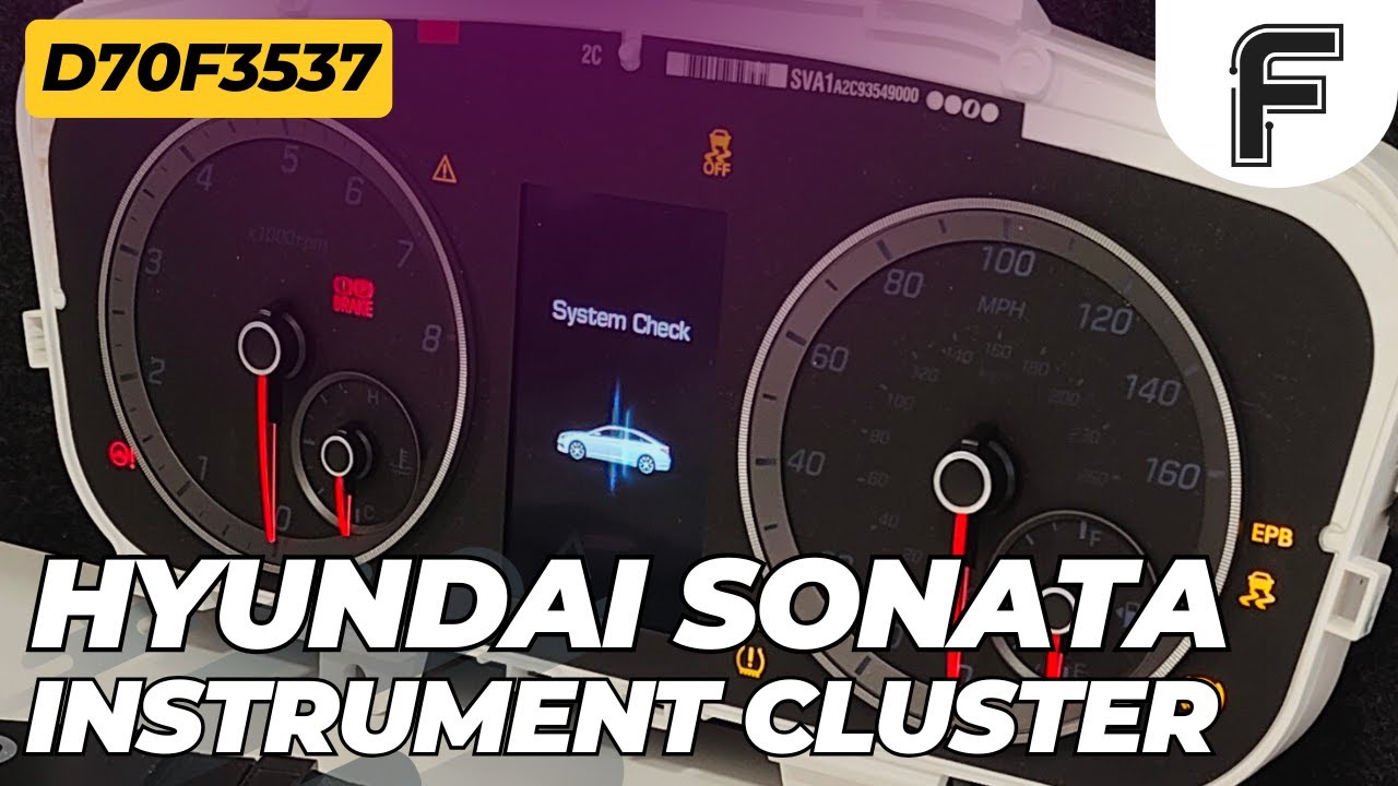Hyundai Sonata Instrument Cluster Programming | D70F3537 | FORZA 614