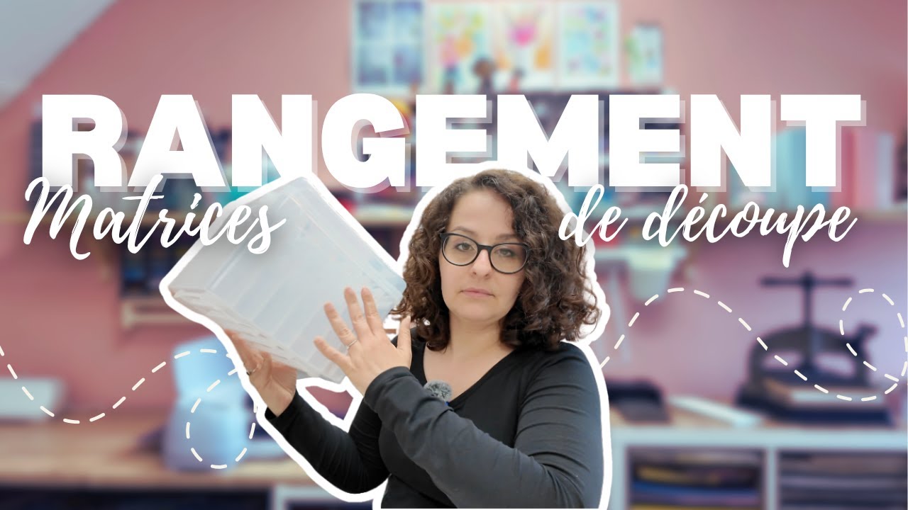 Rangement matrices de découpe - scrapbooking - Dies