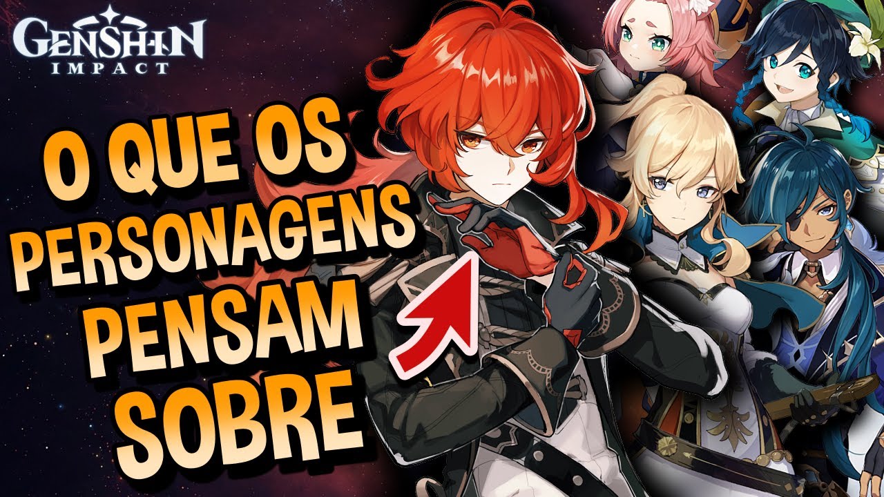 OPINIÃO QUE OS PERSONAGENS TEM SOBRE O DILUC | GENSHIN IMPACT