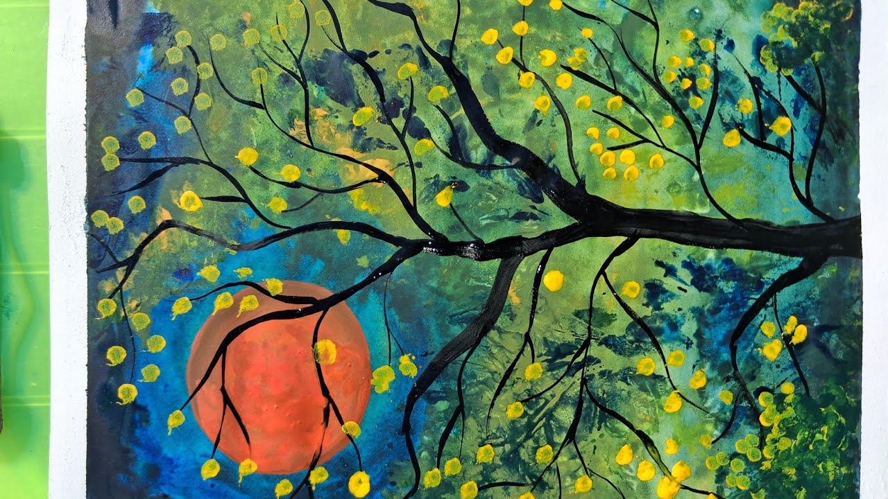 #creative painting#nature#painting#viralvideo #drawing#satisfying#tutorial#drawingtutorial #learning
