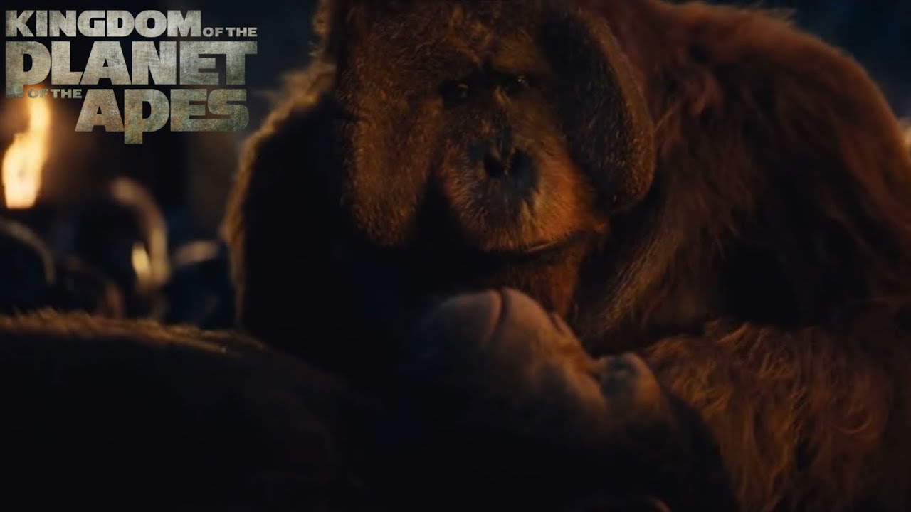 Kingdom of the Planet of the Apes Opening Scene (Caesar&rsquo;s Funeral) HD Quality