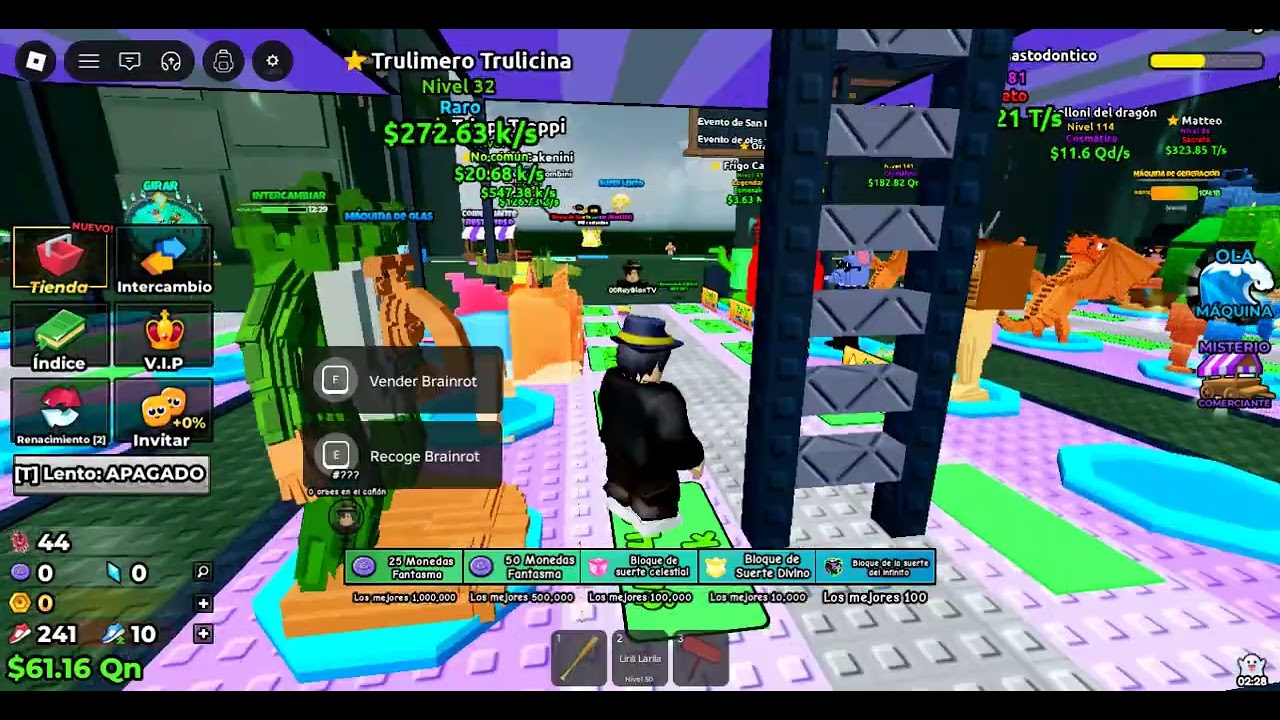 Jugando Tsunami Por Brainrots