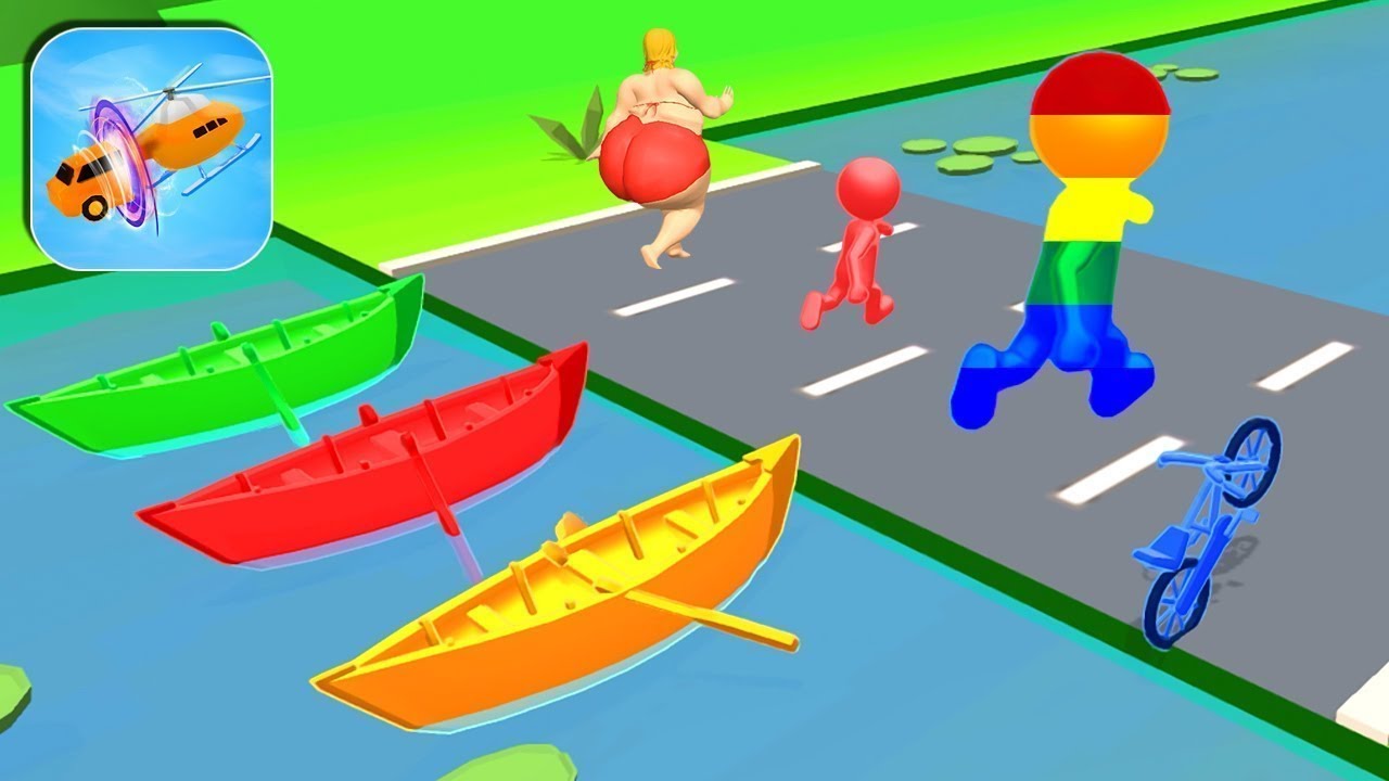 Shape Transform 🚗🏃&zwj;♂️🚲🚦All Levels Gameplay Walkthrough Android,ios New Update Ep 839