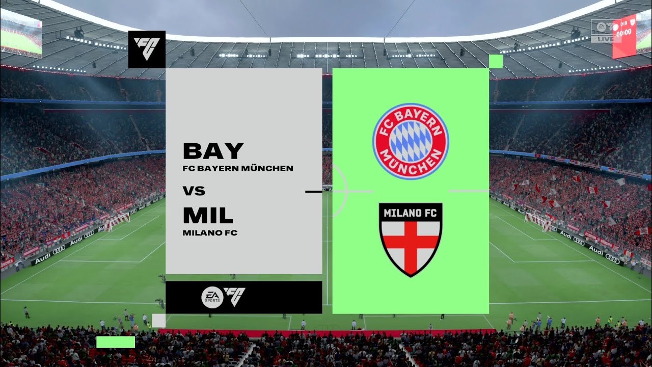 PS4 FC26 – Bayern Munich vs Milano FC | Full Match | Bayern Lose at Home! 😱