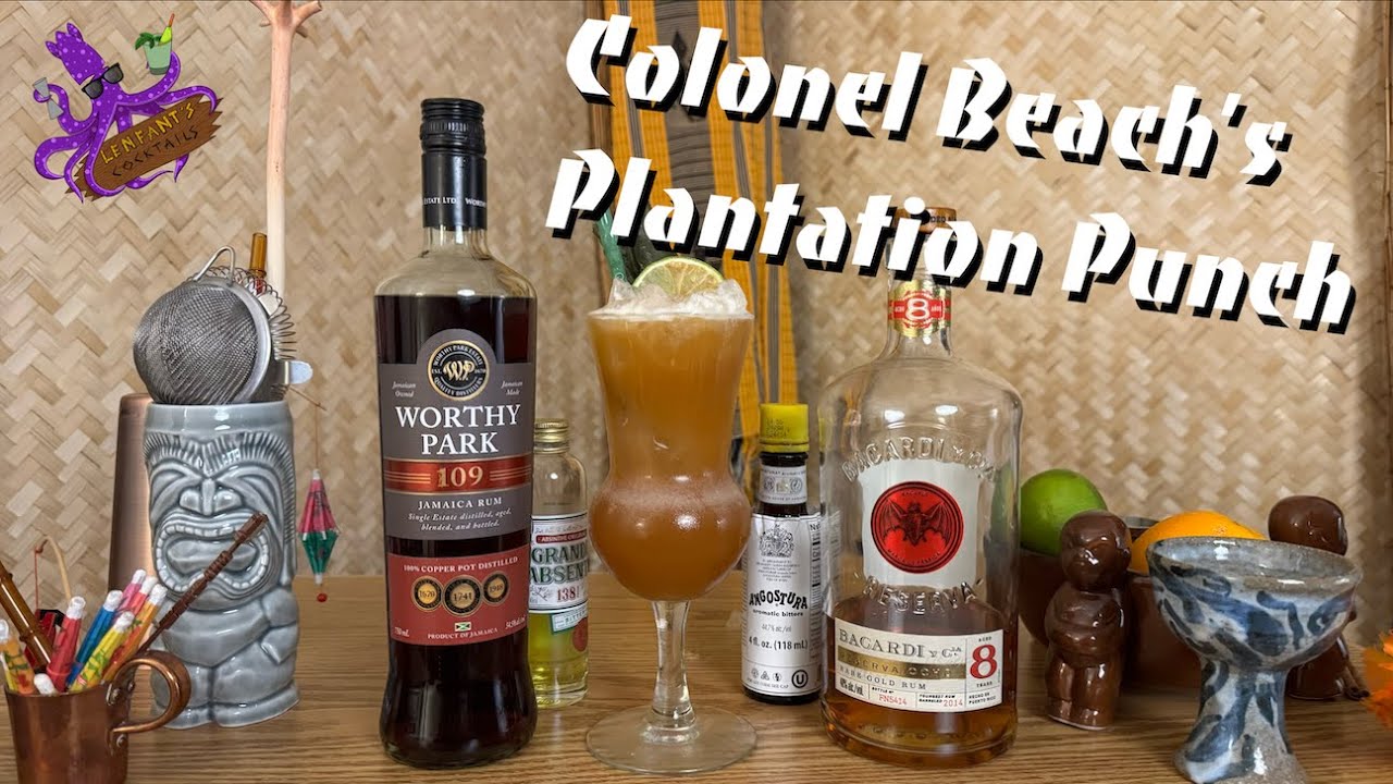 Colonel Beach's Plantation Punch - Pineapple and Ginger lover's enter
