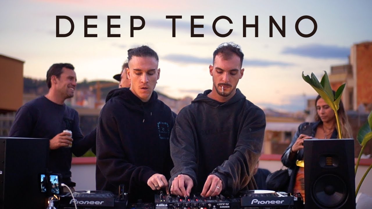 Deep Techno | Deep House Set | Sunset Rooftop DJ Session by Manu Lopez Sound & Lea Corio | Barcelona