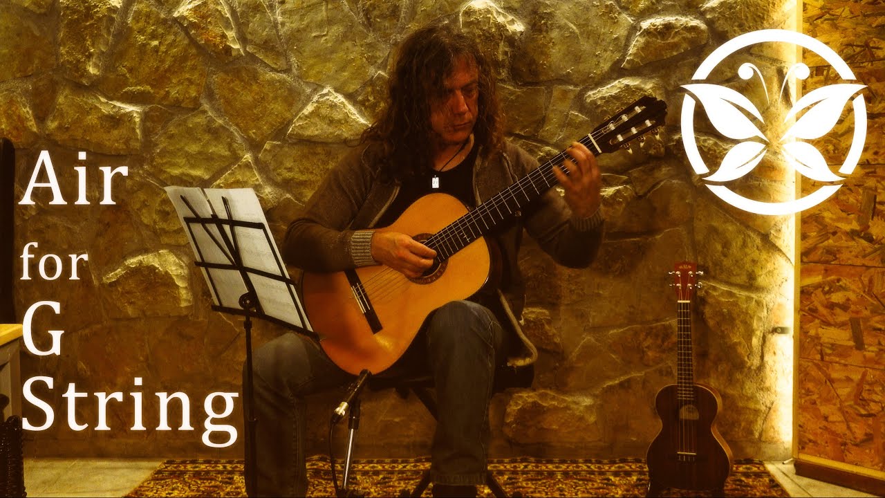 528Hz Binaural beats Sweet Guitar Relaxing Stress Relief - J.S Bach, Air On G String-Christmas Music