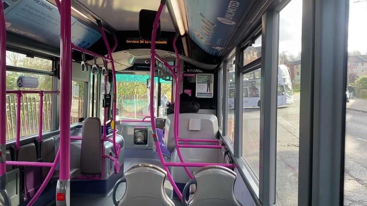 Onboard First Glasgow 44676 SK68 LYU Service 34 From Castlemilk to QEUH Part 1