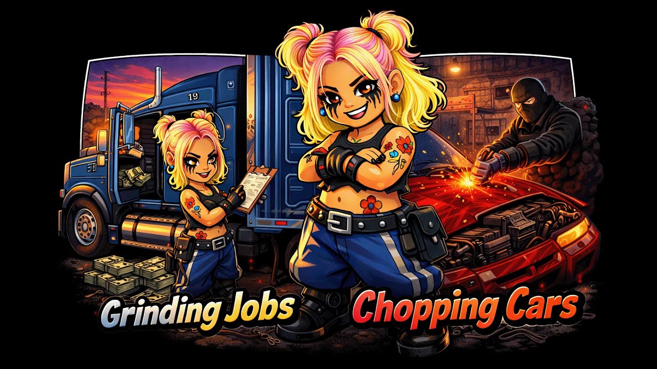 Grinding Jobs, Chopping Cars..... (Road to 800 subs!) | RedlineRP