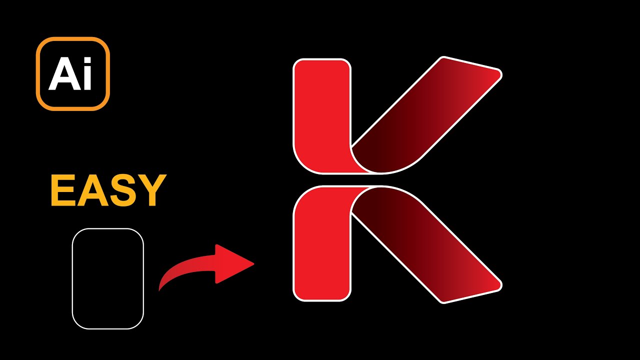 Professional Letter Logo design in illustrator K Letter Logo Design 2023