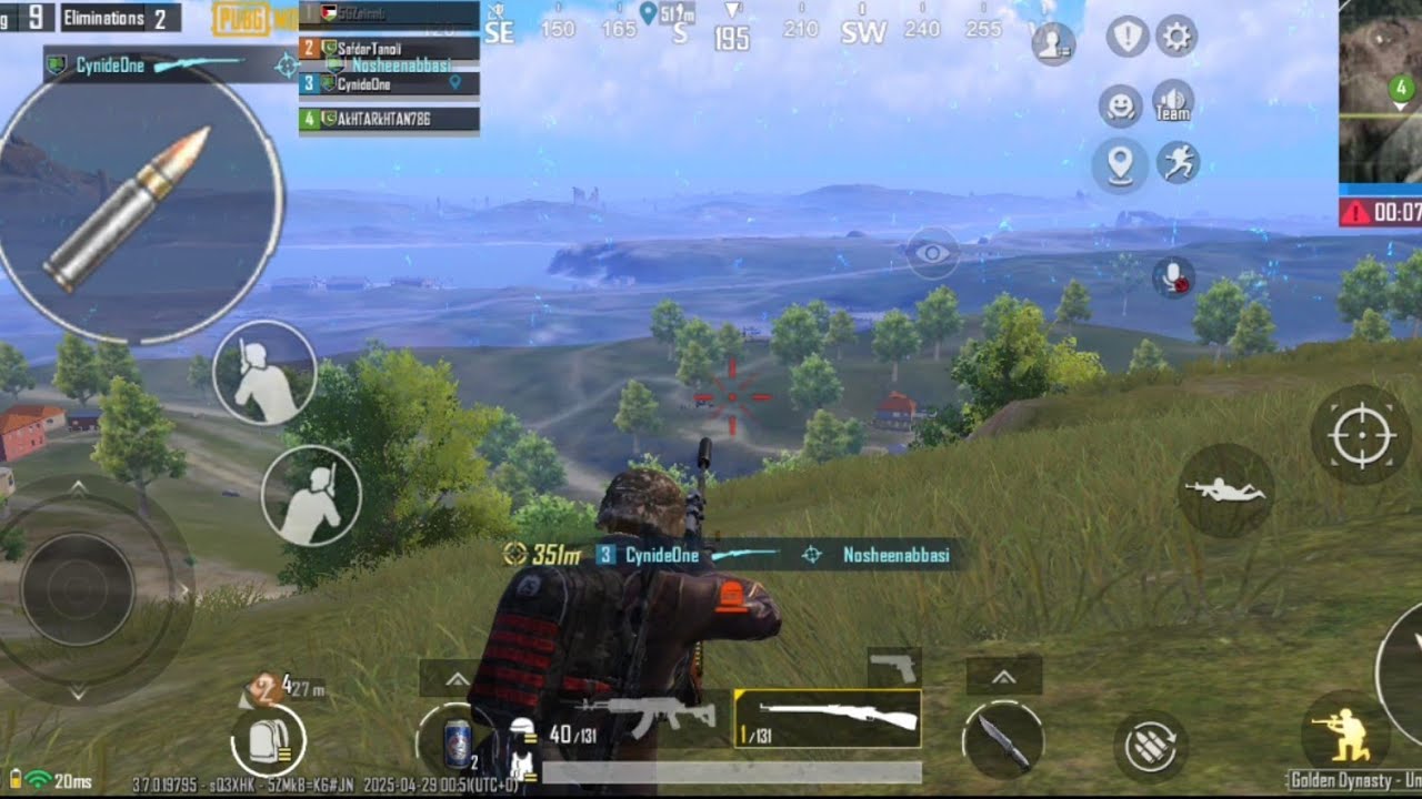 1/99 with 3 Kills | Golden Dynasty | PUBG Mobile Gameplay Unedited 2025-04-29-05-28-43